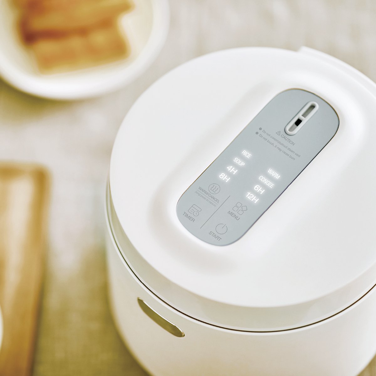 Nồi Cơm Điện Locknlock Bianco Smart Rice Cooker 220V, 50Hz, 400W, 1.0L - Màu Ngà - EJR364IVY, , large image number 3